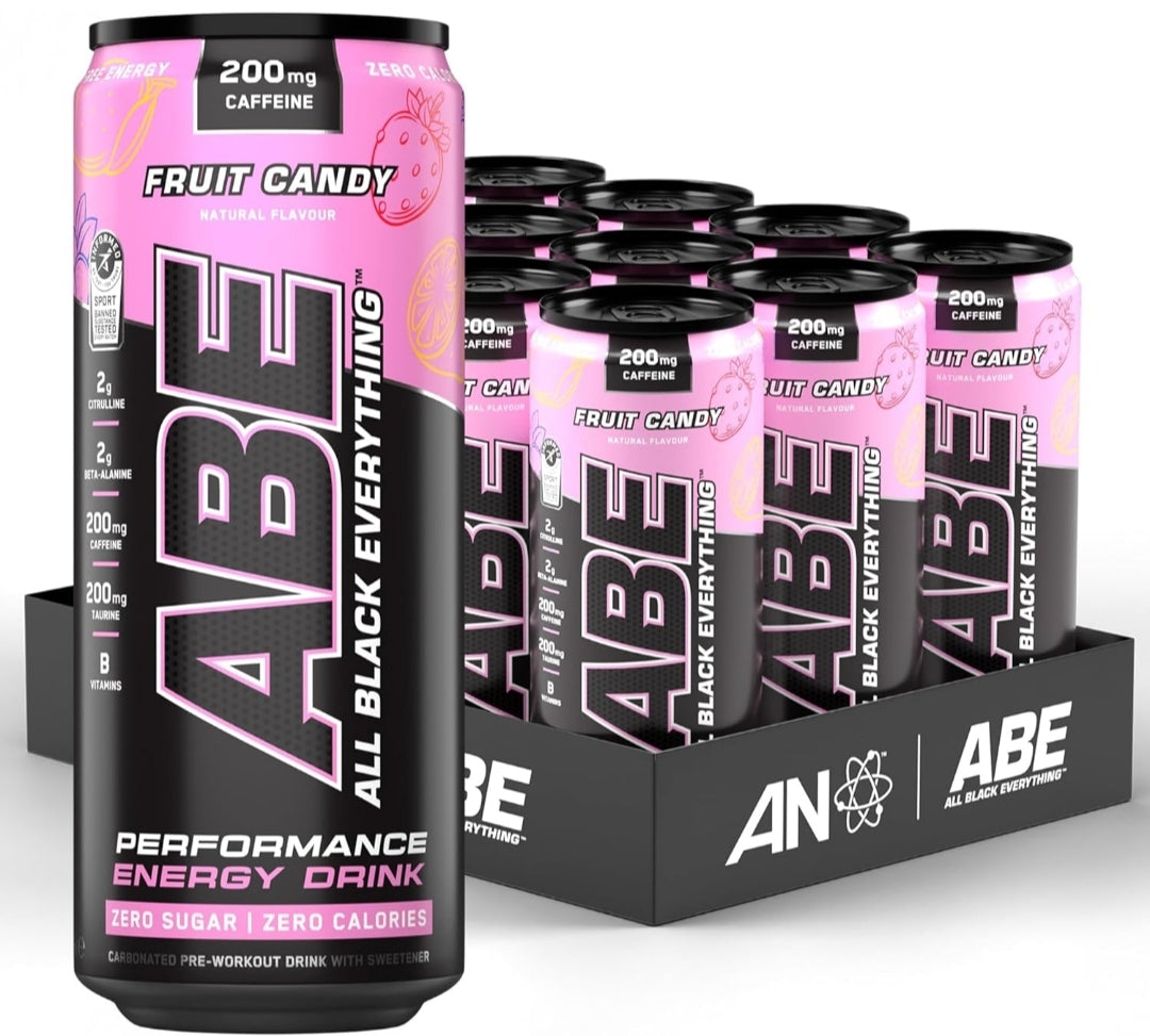 Applied Nutrition ABE Pre Workout Cans - Fruit Candy / 12 Pack