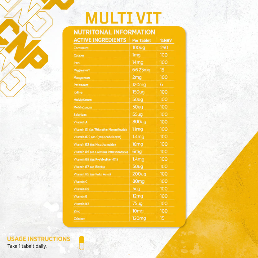 CNP Multivit Capsules – 30-Cap Bottle