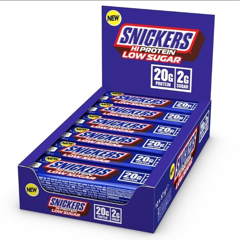 Snickers Low Sugar Protein Bars (12×57g)