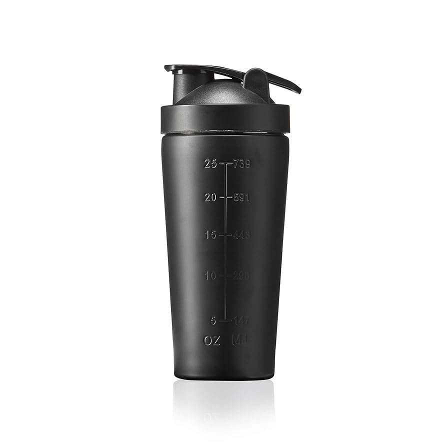 Bulk Deluxe Steel Shaker Bottle (750ml)