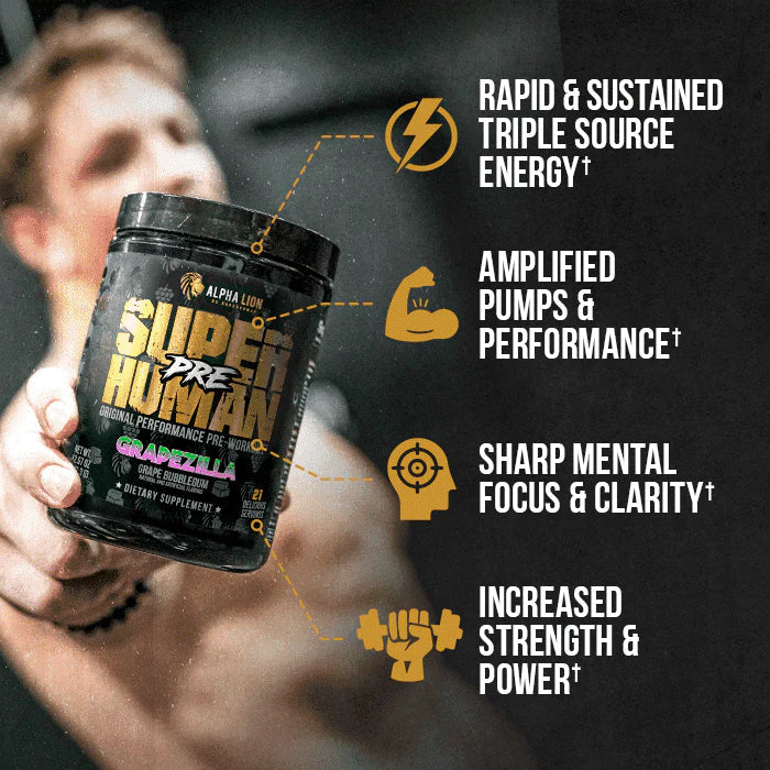 Alpha Lion SuperHuman Pre Workout (342.3g)