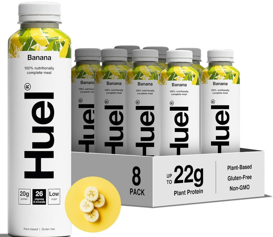 Huel Ready-to-Drink Meal Plant-Based, Gluten-Free (8X500ml)