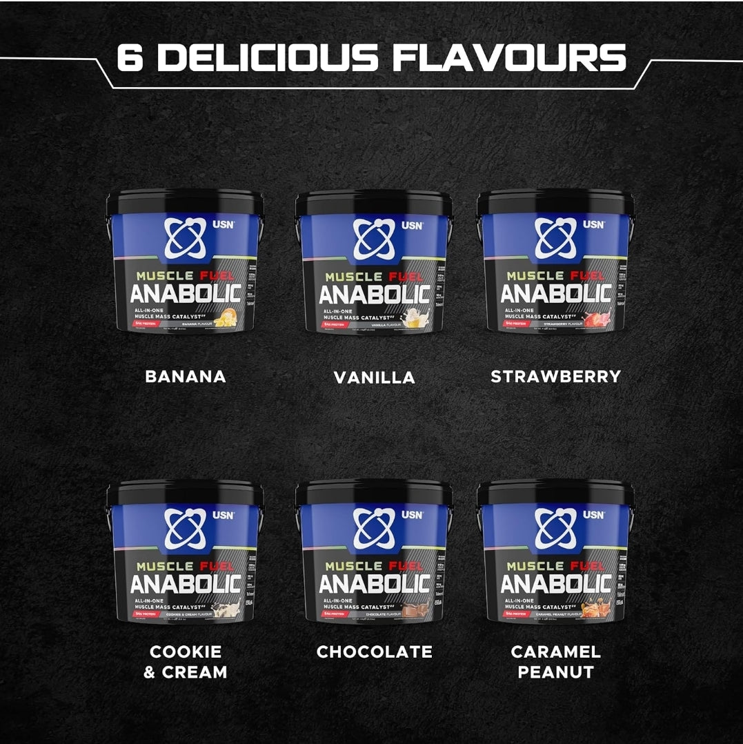 USN Anabolic Muscle Fuel Mass Gainer (4KG)