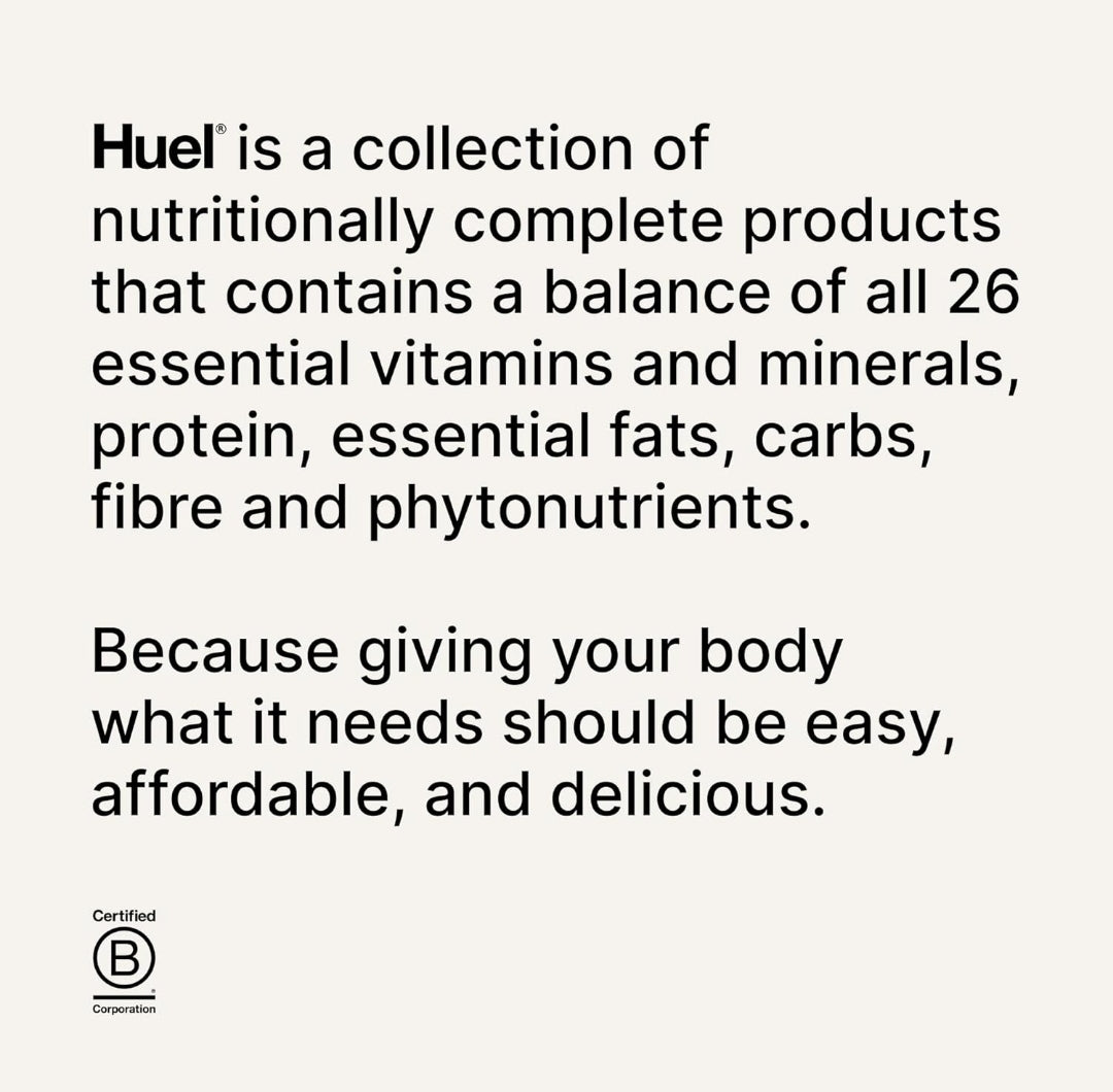 Huel Complete Nutrition High Protein Plant-based 12x 51g Bars 4 Flavourings