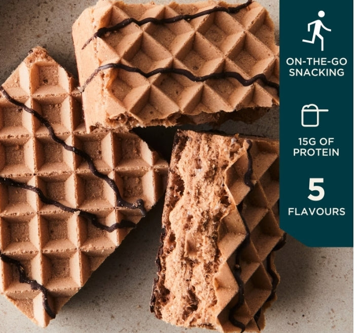 Myprotein Baked Protein Wafers Vanilla Flavour 10 Pack