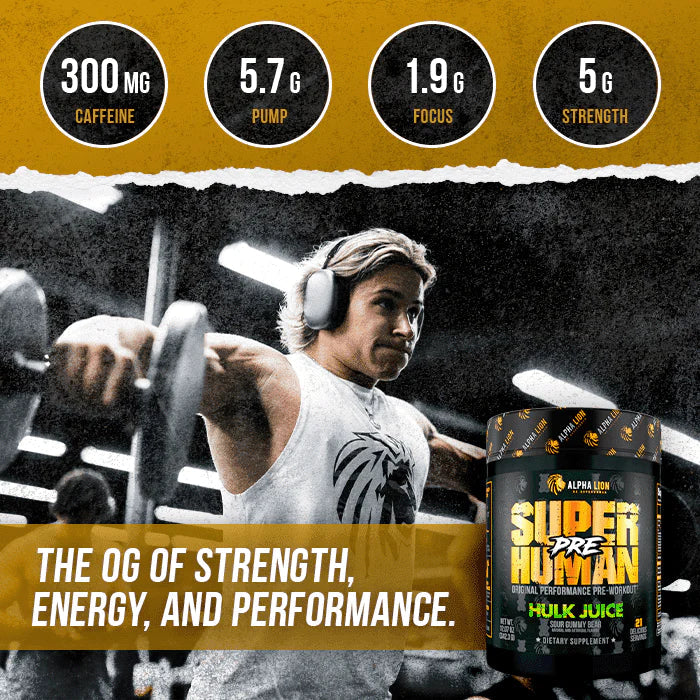 Alpha Lion SuperHuman Pre Workout (342.3g)