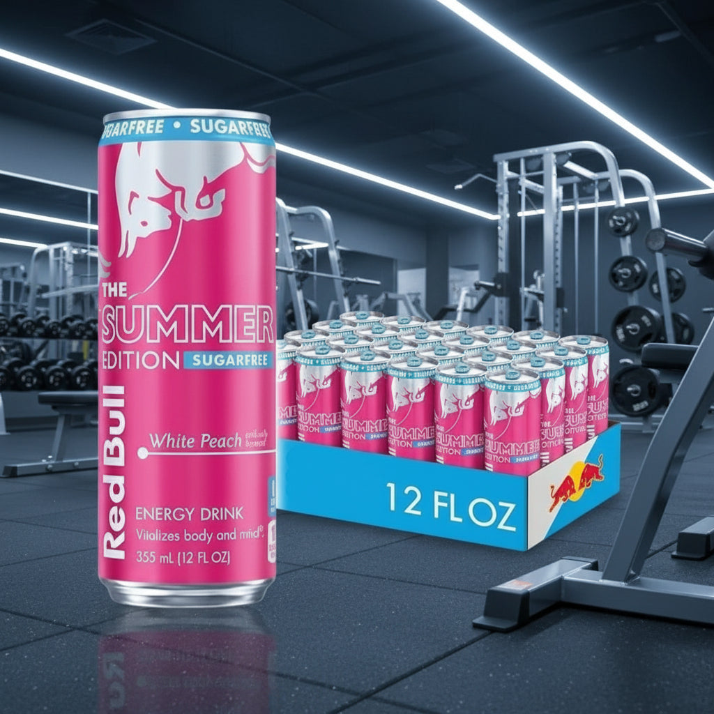 RedBull Energy Drink - 24/12 Packs - White Peach