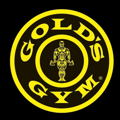 Gold’s Gym logo – iconic bodybuilding and fitness gym brand UK