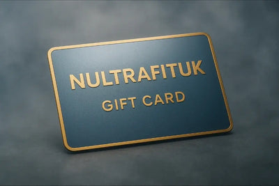 NULTRAFITUK gift card on a misty background