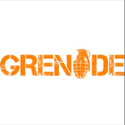 Grenade logo – high-protein snacks and sports nutrition brand UK