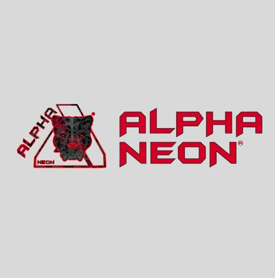 Alpha Neon logo – high-performance pre-workout and supplements brand UK