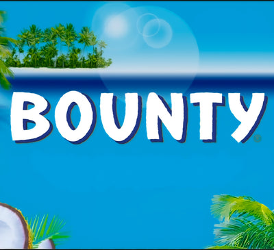 Bounty logo – coconut chocolate and protein snack brand by Mars UK