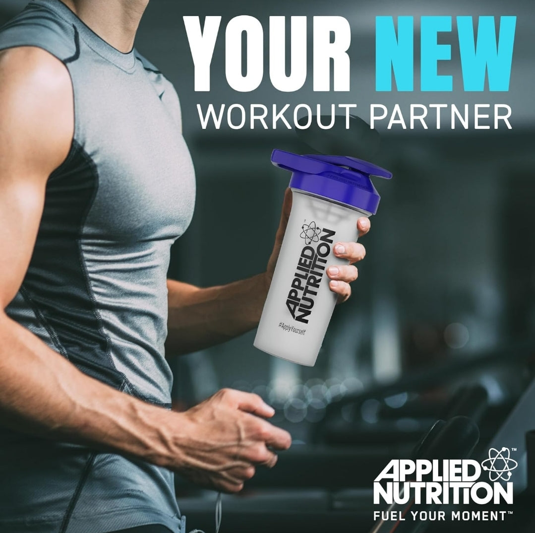 Applied Nutrition Protein Shaker 700ml BPA-Free, Leakproof & Durable Design Ideal for Protein Shakes and on-the-go use