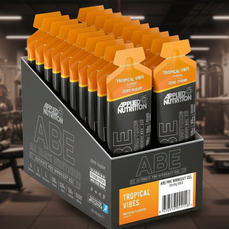 Applied Nutrition ABE Pre-Workout Gel – 20-Sachet Case (60g) - Tropical