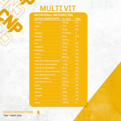 CNP Multivit Capsules – 30-Cap Bottle