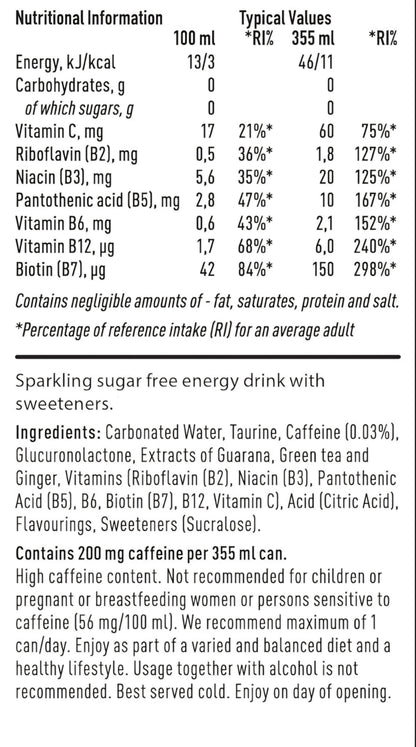 CELSIUS Refreshing Energy Drink, 355ml (Pack of 12) Sunset VIBE Flavour