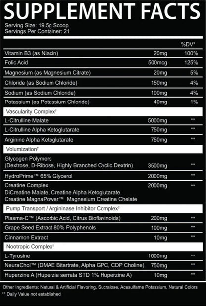 AfterDark EPO+ Stim Free Pre Workout (410g)