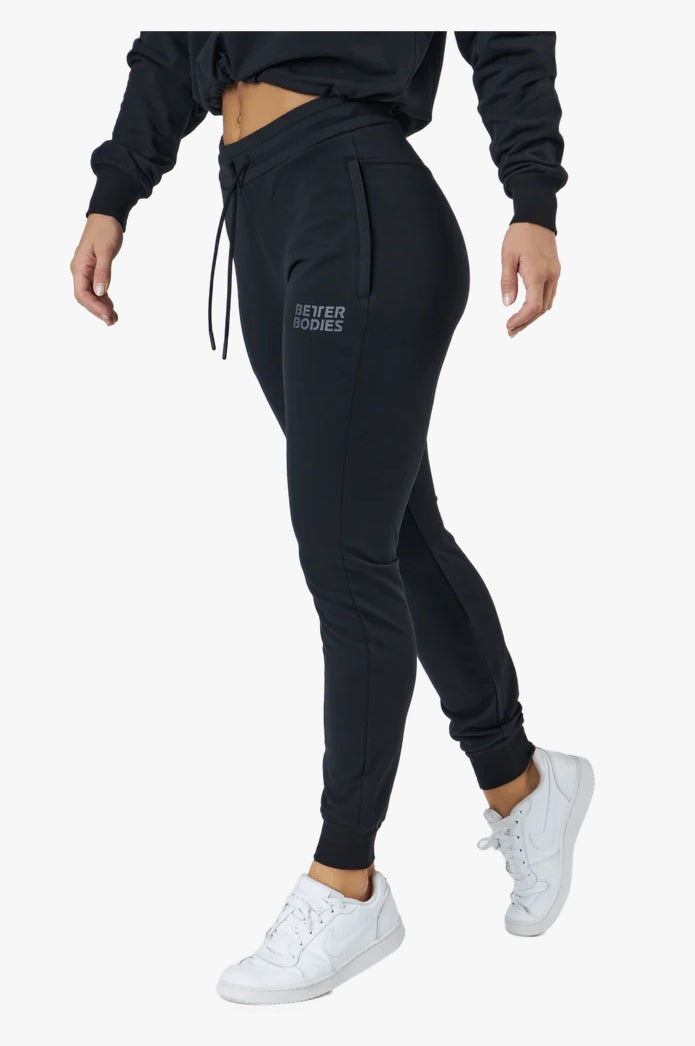 Better Bodies Emprie Joggers Black/Grey