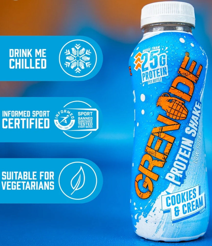 Grenade Protein Shake Pack (8×330ml)