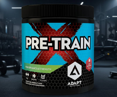 Adapt Nutrition PreTRAIN X Pre-Workout – 350g Tub - Iced Raspberry