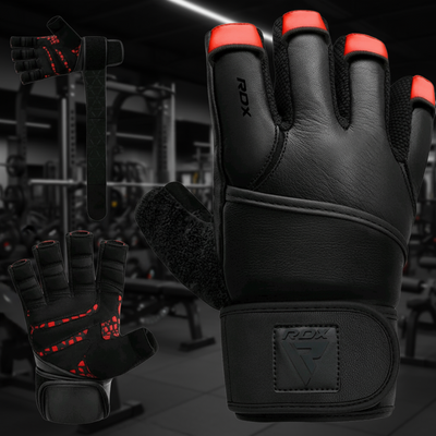 RDX Gym Glove Micro Plus – Red/Black