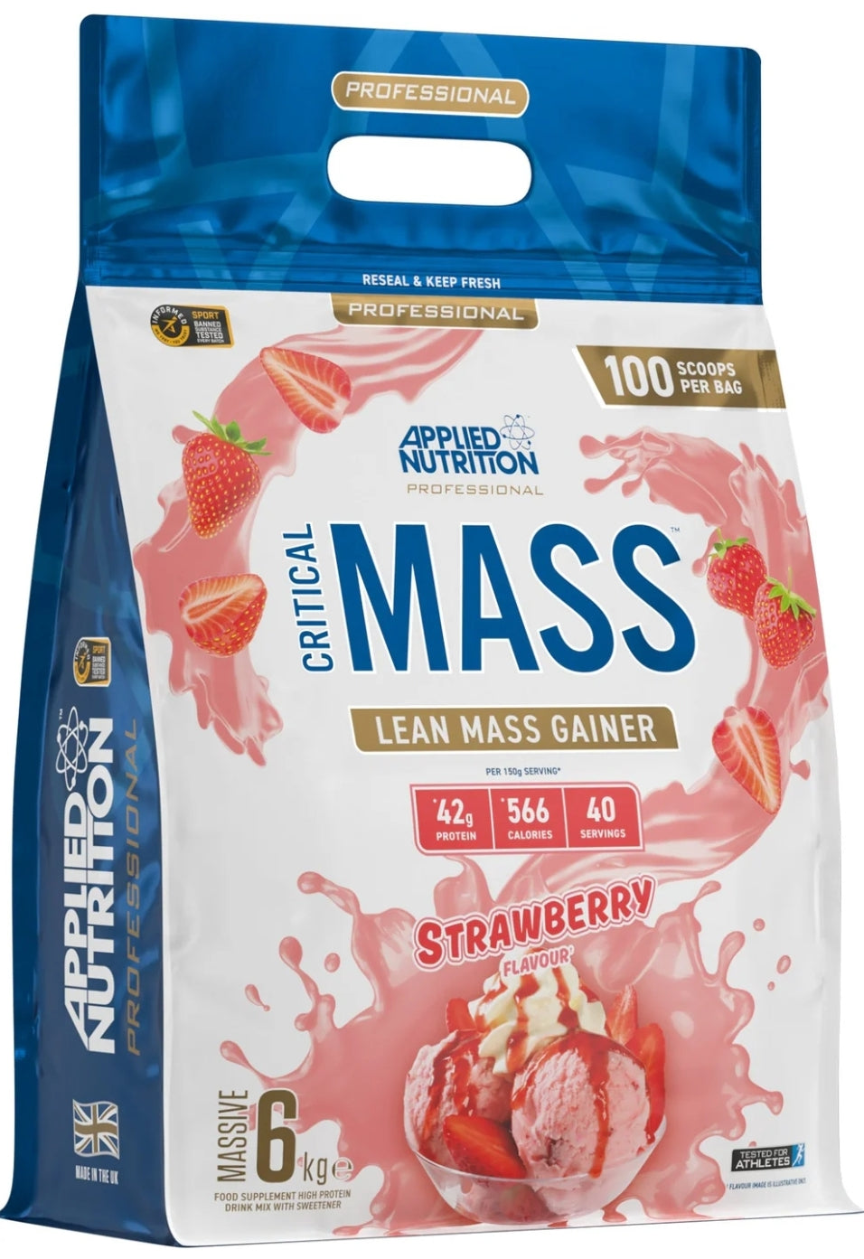 Applied Nutrition Critical Mass Protein Powder (6KG)