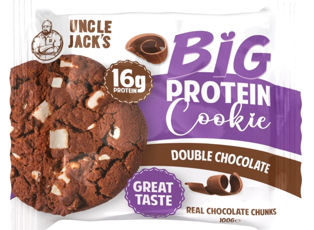 Uncle Jack's Big Protein Cookies (12×100g)