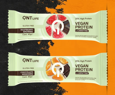QNT Vegan Protein Bars – 28-Bar Case (40g)
