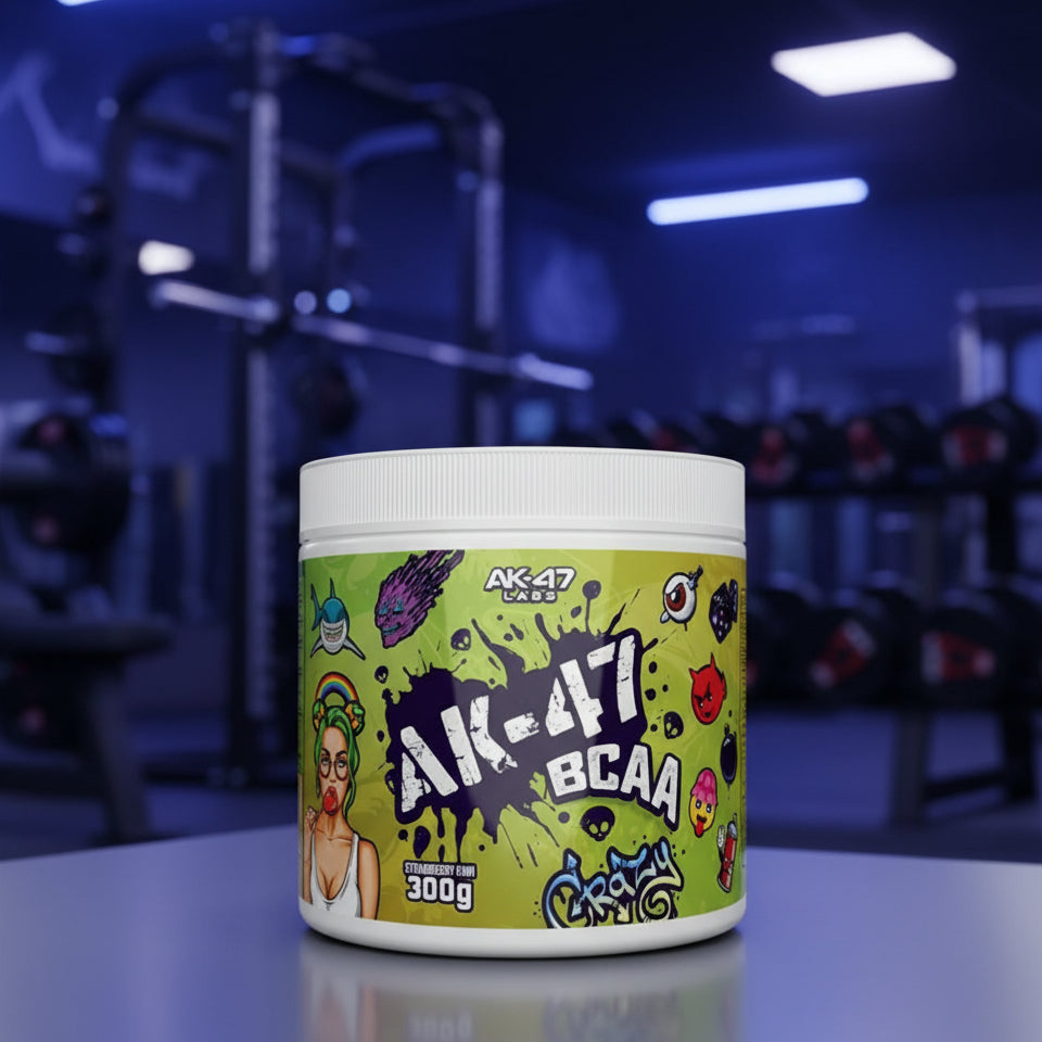 AK-47 Labs BCAA – 300g Tub - Strawberry Kiwi