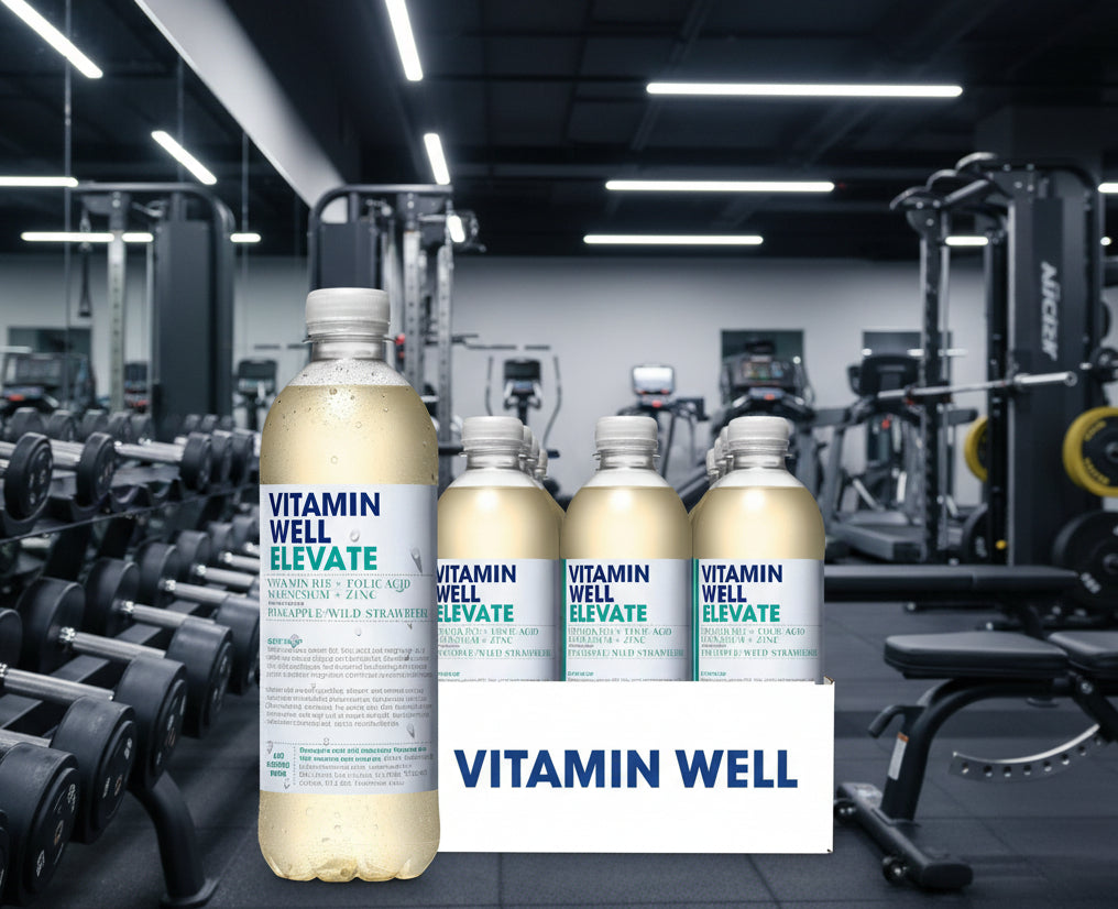 Vitamin Well Low-Calorie Flavoured Water – 12-Bottle Case (500ml) - Elevate