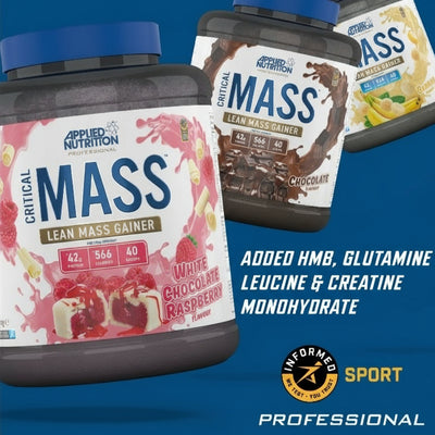 Applied Nutrition Critical Mass Weight Gainer – High-Calorie Formula – 2.4kg Tub