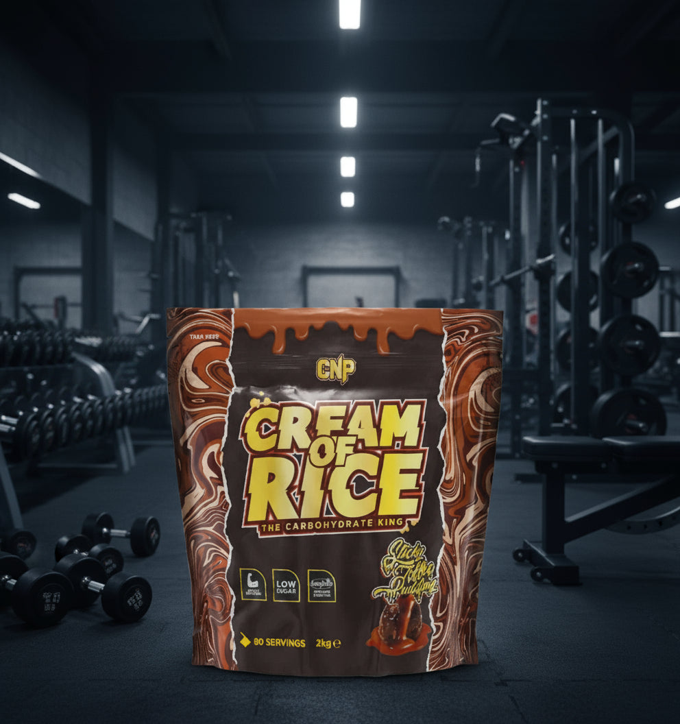 CNP Cream Of Rice – 2kg Bag - Sticky Toffee Pudding