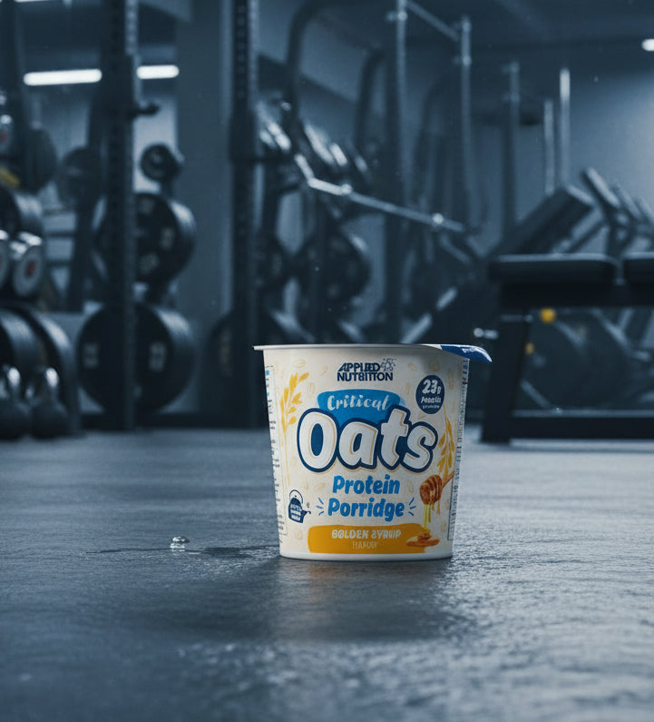 Applied Nutrition Critical Oats - Protein Porridge - 12x60g Tub - Golden Syrup
