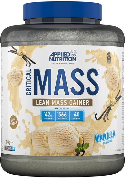 Applied Nutrition Critical Mass Protein Powder, High Calorie Weight Gainer (2.4kg)
