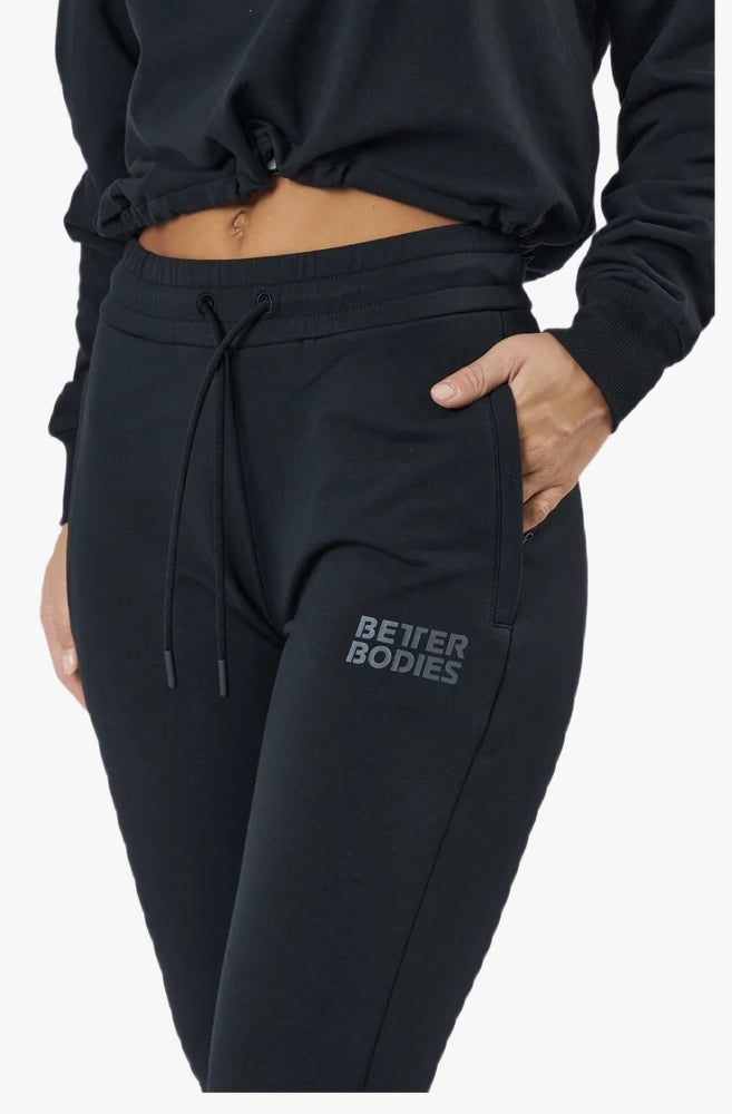 Better Bodies Emprie Joggers Black/Grey