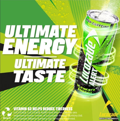 Lucozade Alert Ultimate – 24-Can Case (250ml)