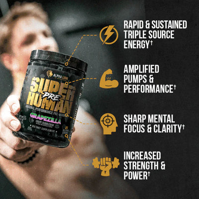 Alpha Lion SuperHuman Pre-Workout – 342.3g Tub
