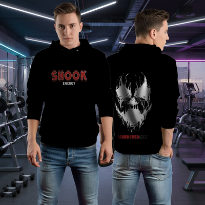Murdered Out Shook Hoodie - Black