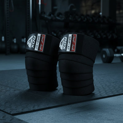 RDX Gym Knee Wraps - K1 - Black