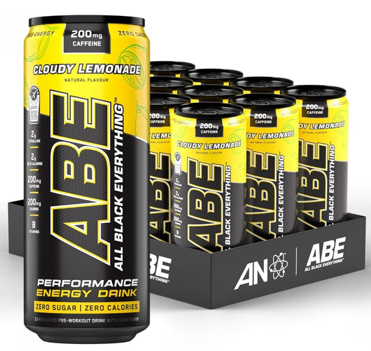 Applied Nutrition ABE pre workout cans 12 pack 330ml cloudy lemonade