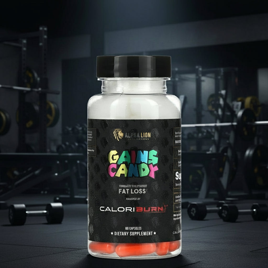 Alpha Lion Gains Candy Caloriburn Capsules – 60-Cap Bottle
