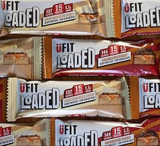 UFIT Loaded Protein Bars (16×45g)