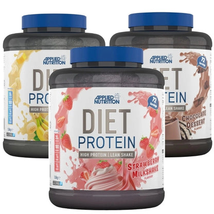Applied Nutrition Diet Whey Protein Powder, Low Carb & Sugar (1.8kg)