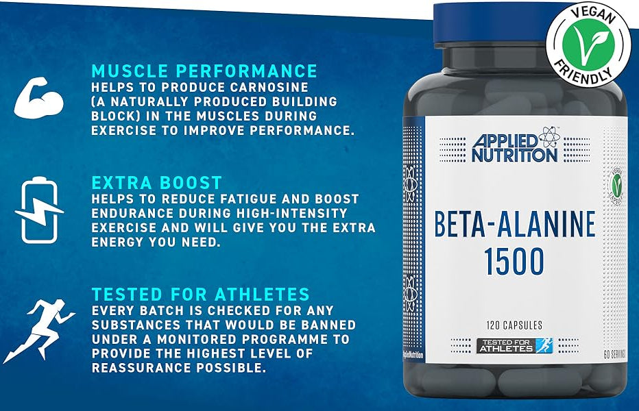 Applied Nutrition Beta - Alanine - 1500MG Bottle