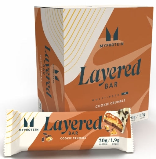 Myprotein Layered Protein Bars (12×60g)