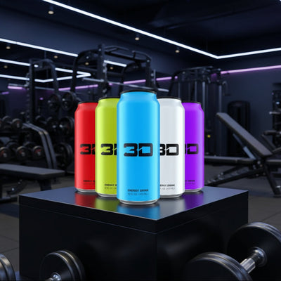 3D Energy Drink – 12-Can Case (473ml)