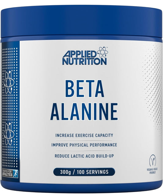 Applied Nutrition Beta-Alanine Amino Acid Pre Workout Powder Training & Physical Performance Enhancer, Gluten Free, Suitable for Vegans (Unflavoured)