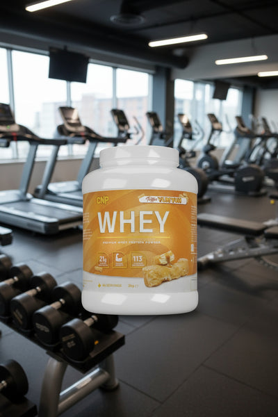 CNP Whey Protein Powder – 2kg Tub - Toffee Yumyum