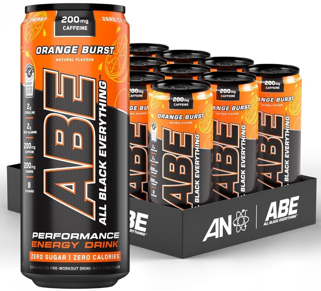 Applied Nutrition ABE pre workout cans 12 pack 330ml orange burst