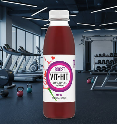 VITHIT Vitamin Drink – 12-Bottle Case (500ml) - Mixed Berry
